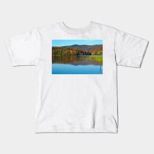 Kent Pond in Autumn Kids T-Shirt